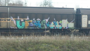Graffiti Train - Photo by Candyflip - üf, üfers