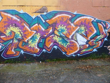 Graffiti Wall in Magdeburg - Photo by Candyflip (2015)