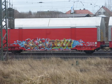 Graffiti Train - Photo by Candyflip - pain