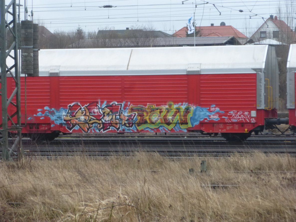 Graffiti Train - Photo by Candyflip - pain