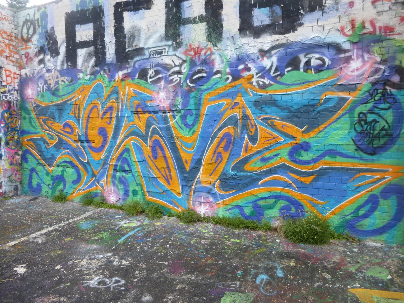 Graffiti Wall in Braunschweig - Photo by Candyflip