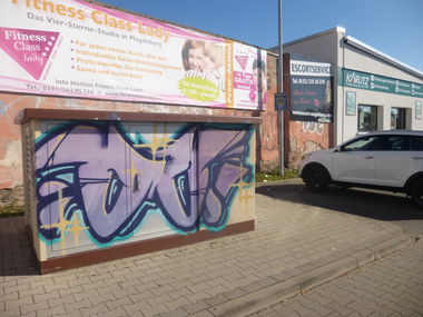 Graffiti Bombing in Magdeburg - Photo by Candyflip - oo, ohoh