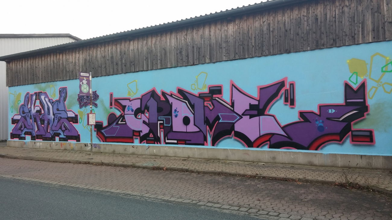 Graffiti Wall in Deutschland - Photo by Candyflip - skae, crome (2015)