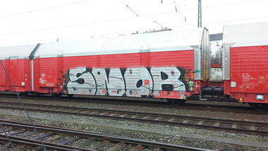 Graffiti Train - Photo by Candyflip - snor