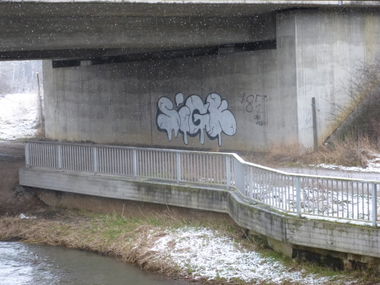 Graffiti Bombing in Landkreis Helmstedt - Photo by Candyflip - sigo?