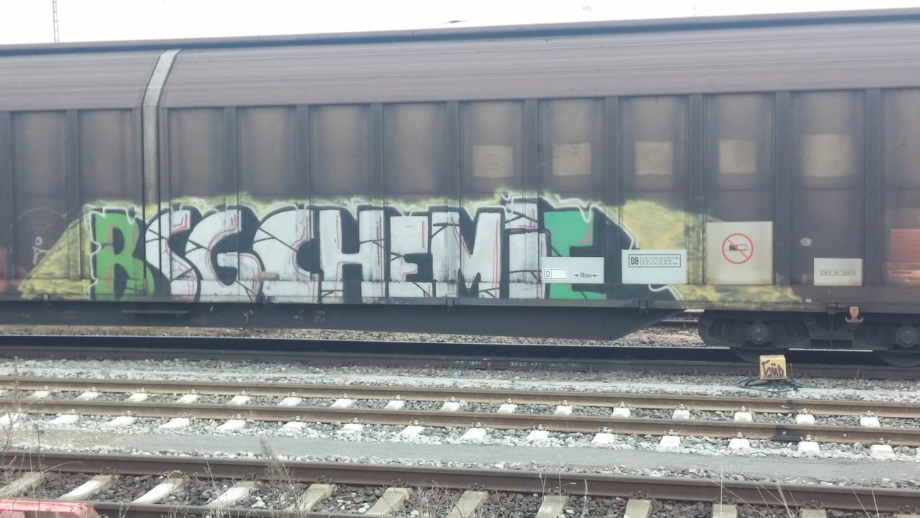 Graffiti Train - Photo by Candyflip - bsg, chemie, leipzig