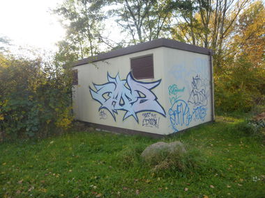 Graffiti Bombing in Magdeburg - Photo by Candyflip - capz, oo, ohoh