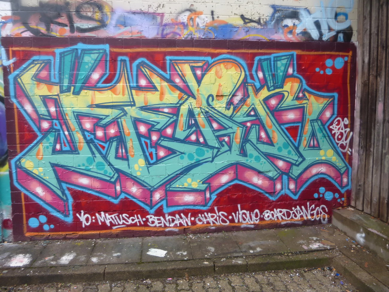 Graffiti Wall in Braunschweig - Photo by Candyflip - fear