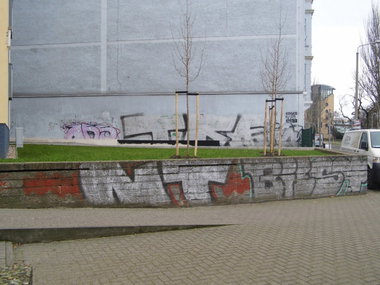 Graffiti Bombing in Magdeburg - Photo by Candyflip - nt, biest, tfe