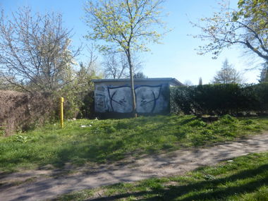 Graffiti Bombing in Magdeburg - Photo by Candyflip - oo, ohoh