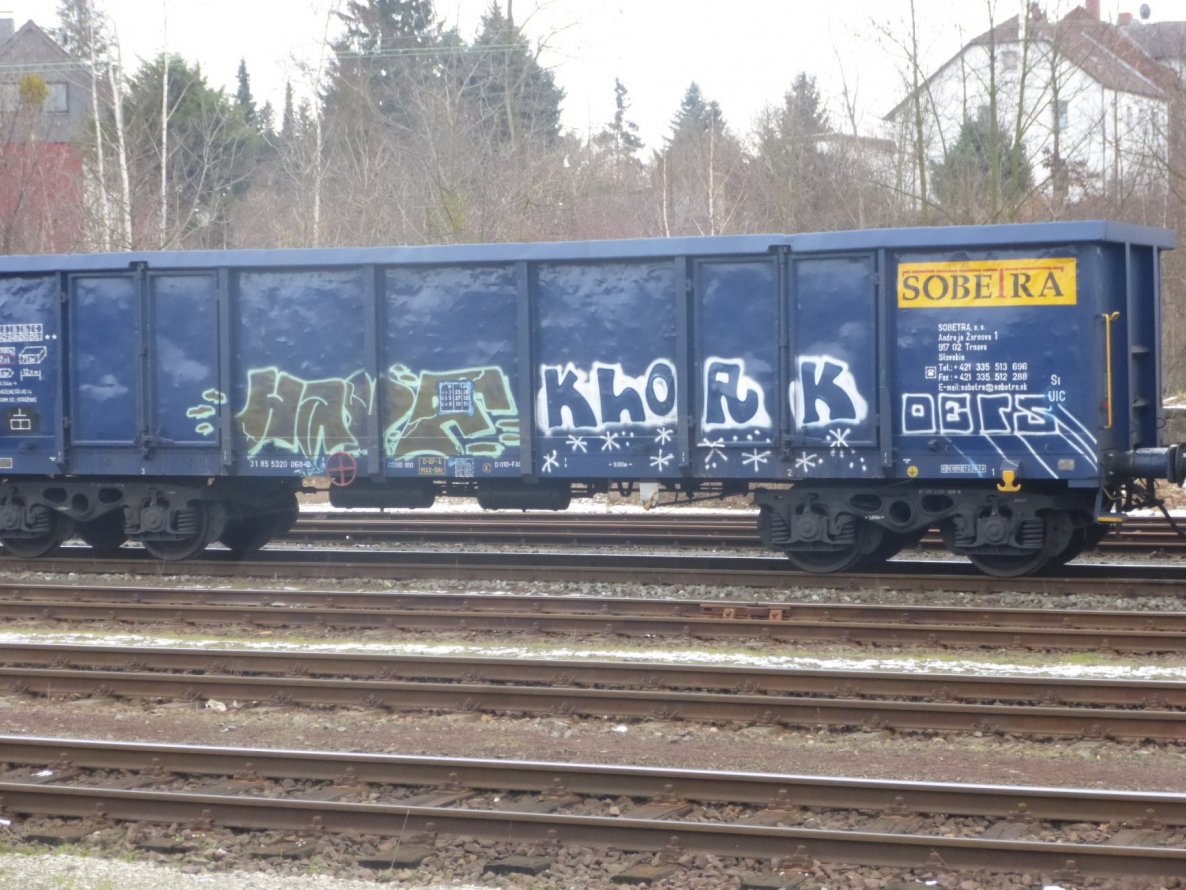 Graffiti Train - Photo by Candyflip - hayf, kloak