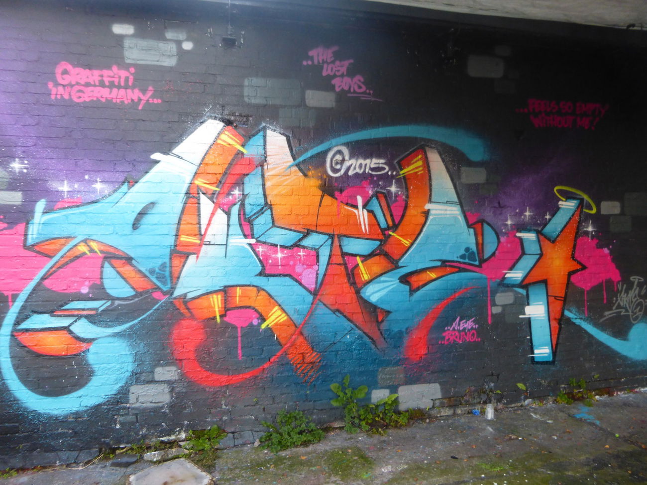 Graffiti Wall in Magdeburg - Photo by Candyflip (2015)
