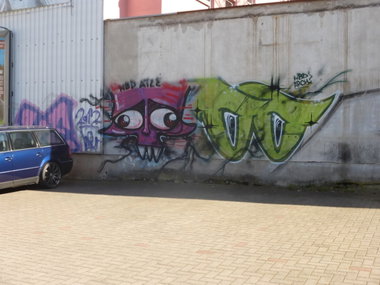 Graffiti Wall in Magdeburg - Photo by Candyflip - oo, ohoh, hbd