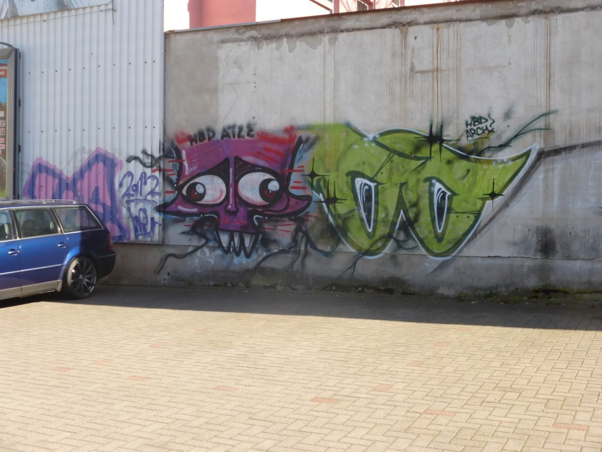 Graffiti Wall in Magdeburg - Photo by Candyflip - oo, ohoh, hbd