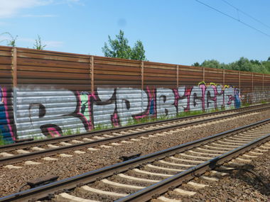 Graffiti Bombing in Deutschland - Photo by Candyflip - rip, biggie, braunschweig