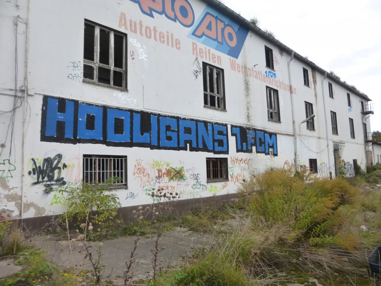 Graffiti Wall in Magdeburg - Photo by Candyflip - hooligans, fcm, 1.fcm