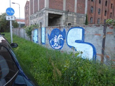 Graffiti Bombing in Magdeburg - Photo by Candyflip - flos, oo