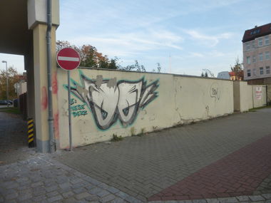 Graffiti Bombing in Magdeburg - Photo by Candyflip - oo, ohoh, capz