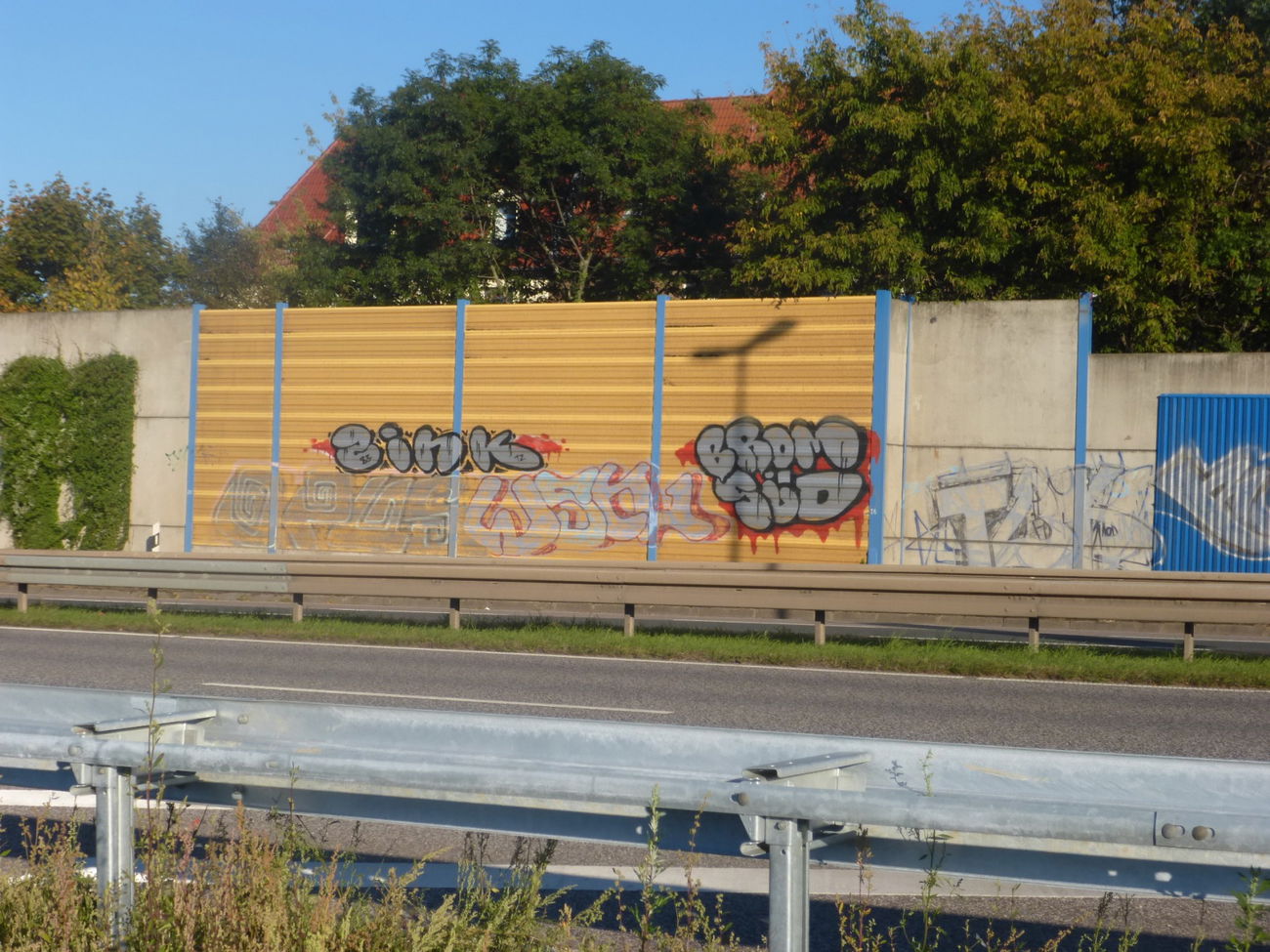 Graffiti Bombing in Magdeburg - Photo by Candyflip - zink, brom, süd