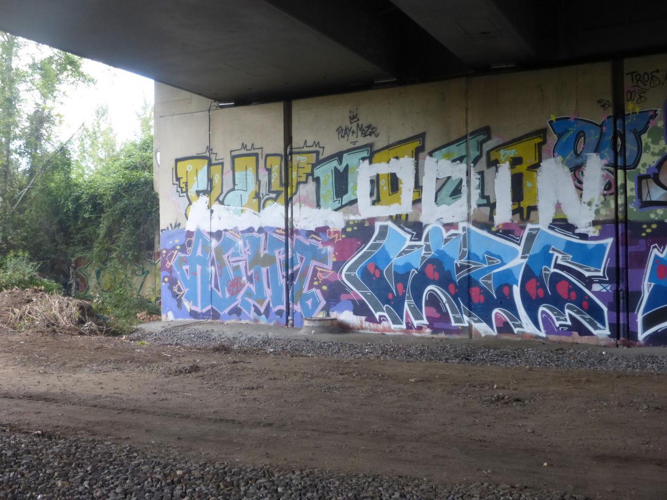 Graffiti Bombing in Magdeburg - Photo by Candyflip - acht, vize, süd