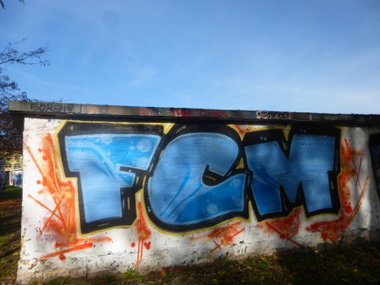 Graffiti Wall in Magdeburg - Photo by Candyflip - fcm, 1fcm, magdeburg