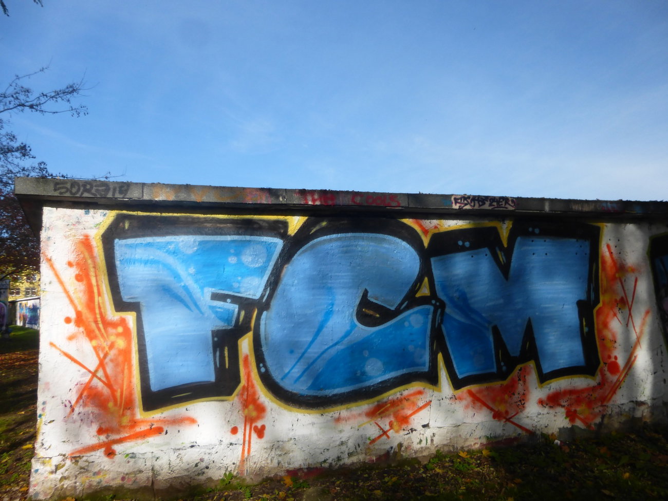 Graffiti Wall in Magdeburg - Photo by Candyflip - fcm, 1fcm, magdeburg
