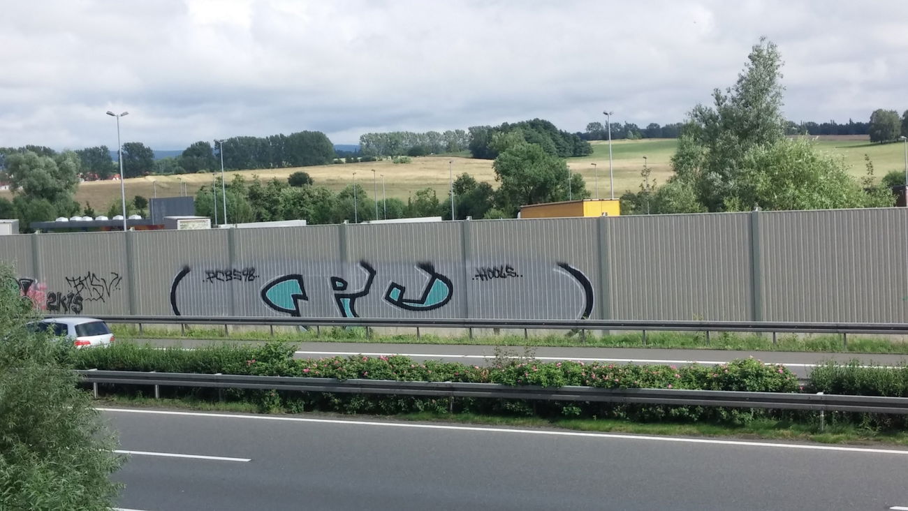 Graffiti Bombing in Deutschland - Photo by Candyflip - pc, psycho, clan
