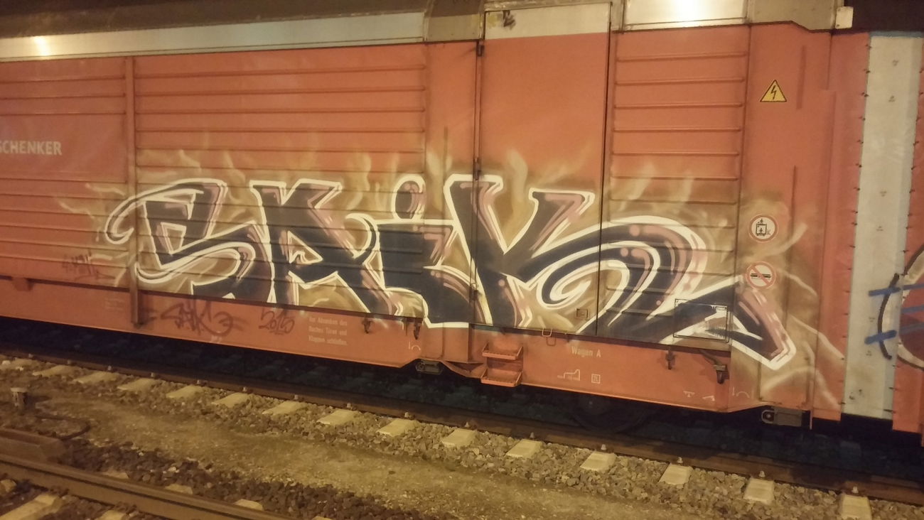 Graffiti Train - Photo by Candyflip