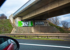 Graffiti Bombing in Hannover - Photo by Candyflip - kh, ultras, hannover