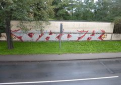 Graffiti Bombing in Magdeburg - Photo by Candyflip - ohoh, oo
