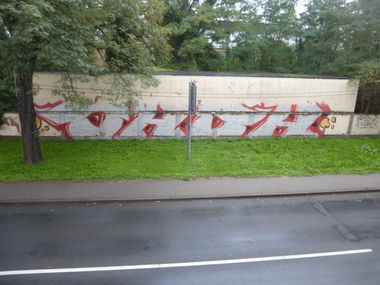 Graffiti Bombing in Magdeburg - Photo by Candyflip - ohoh, oo
