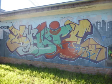 Graffiti Wall in Magdeburg - Photo by Candyflip - shie