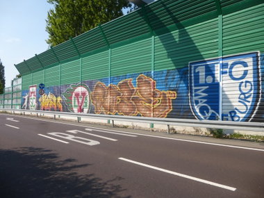 Graffiti Wall in Magdeburg - Photo by Candyflip - twist, pose, fcm