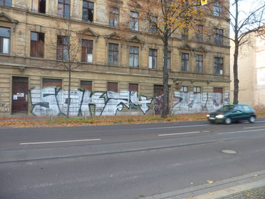Graffiti Bombing in Magdeburg - Photo by Candyflip - sok, 24, 24er