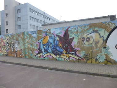 Graffiti Wall in Magdeburg - Photo by Candyflip