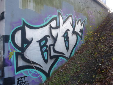 Graffiti Bombing in Magdeburg - Photo by Candyflip - oo, ohoh, fat (2015)