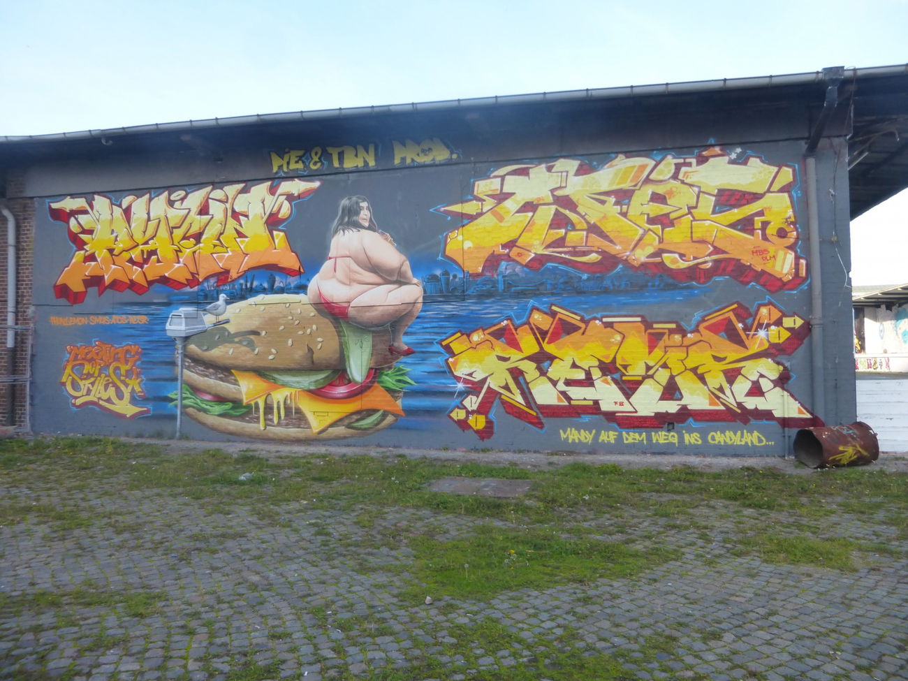 Graffiti Wall in Magdeburg - Photo by Candyflip - Aersol, Arena, Magdeburg
