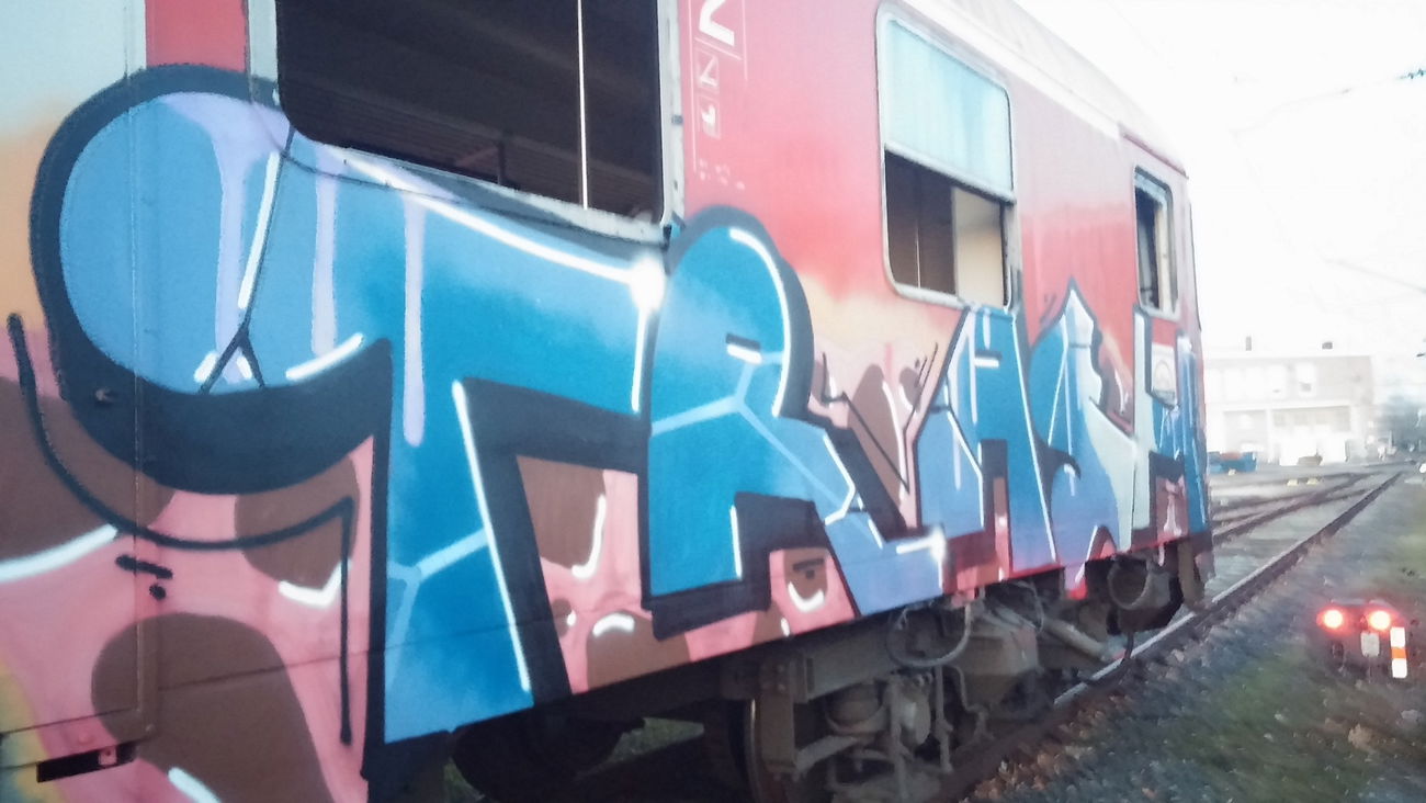 Graffiti Train - Photo by Candyflip - trash, ra, trasher (2015)
