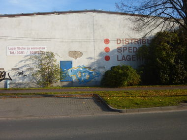 Graffiti Bombing in Magdeburg - Photo by Candyflip - oo, ohoh, goa (2014)