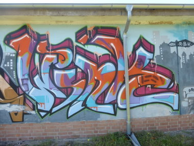 Graffiti Wall in Magdeburg - Photo by Candyflip - wink, süd