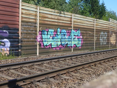 Graffiti Bombing in Deutschland - Photo by Candyflip - kire, braunschweig (2015)