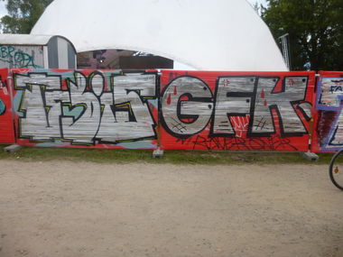 Graffiti Artwork in Lärz - Photo by Candyflip - tebis, gfk, fusion (2016)