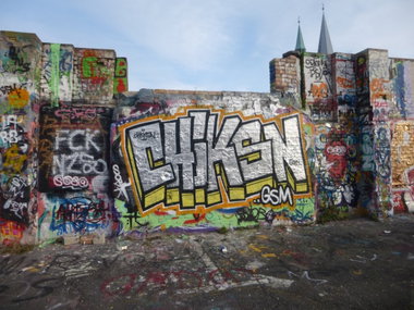 Graffiti Wall in Braunschweig - Photo by Candyflip - chiksn, gsm, braunschweig