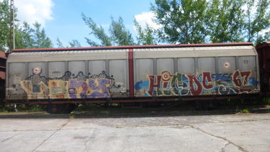 Graffiti Train in Braunschweig - Photo by Candyflip - higos67, braunschweig