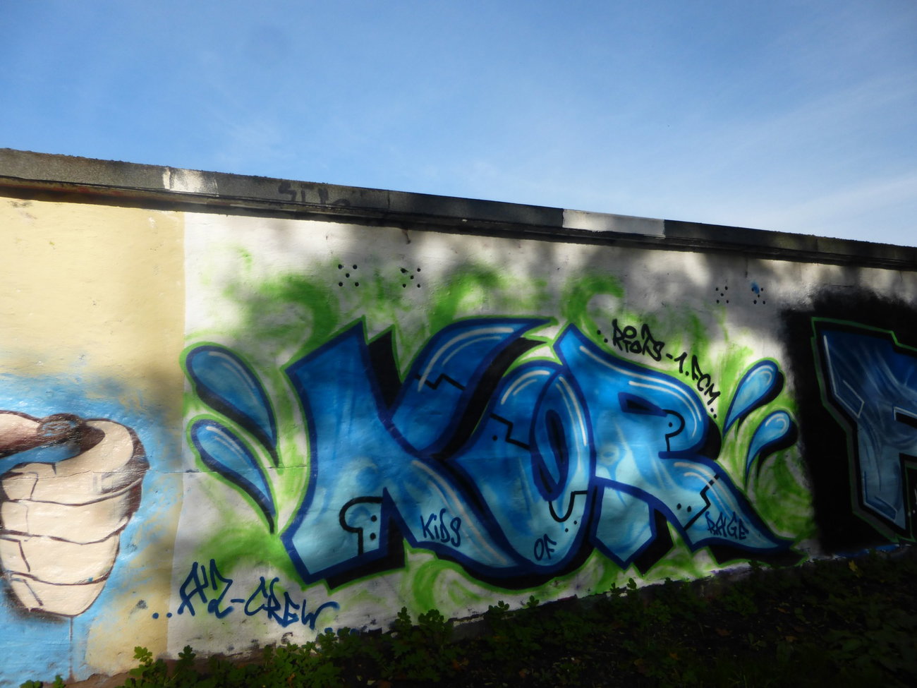 Graffiti Wall in Magdeburg - Photo by Candyflip - kor, kids, of