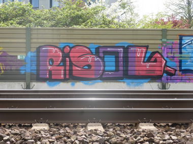 Graffiti Bombing in Landkreis Helmstedt - Photo by Candyflip - risol (2015)