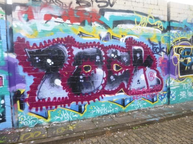 Graffiti Wall in Braunschweig - Photo by Candyflip