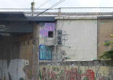 Graffiti Bombing in Magdeburg - Photo by Candyflip - oo, ohoh