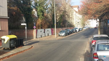 Graffiti Bombing in Braunschweig - Photo by Candyflip - ra, ra, crew