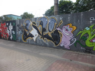 Graffiti Wall in Magdeburg - Photo by Candyflip